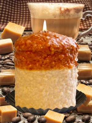 Caramel Latte Hearth Candle