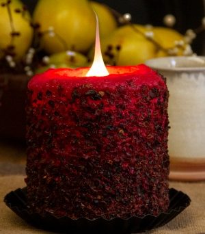 Homespun Harvest Electric Candle