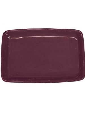 2-Wick Plate-Eggplant
