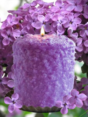 Lilac Blossom Hearth Candle