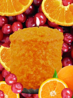 Orange Cranberry Hearth Candle