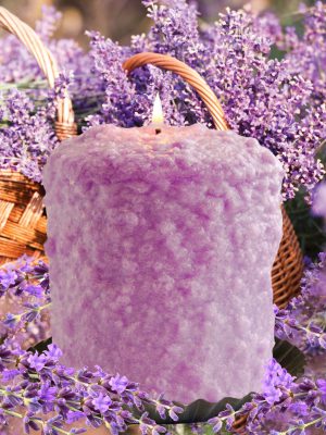 Vintage Lavender Hearth Candle