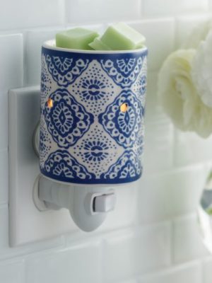 Indigo Porcelain Pluggable Fragrance Warmer