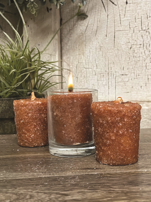 Salted Caramel Rum 3 Pack Votive Candles