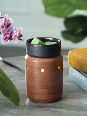 Pewter Walnut Midsize Illumination Fragrance Warmer
