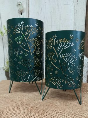 Lighted Metal Luminary Asst.
